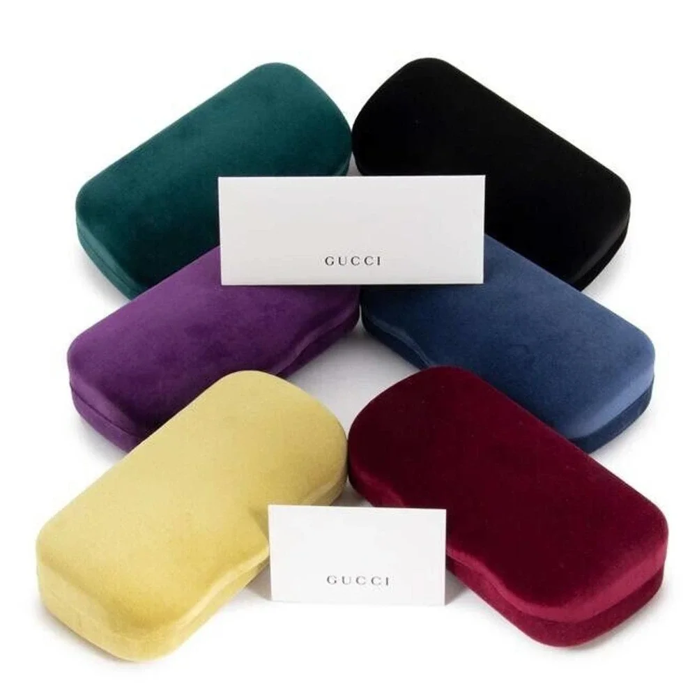 Gucci Sunglasses GG0712S 001 Black Gold Green Red Gray Gradient Women  Round - Picture 5 of 5